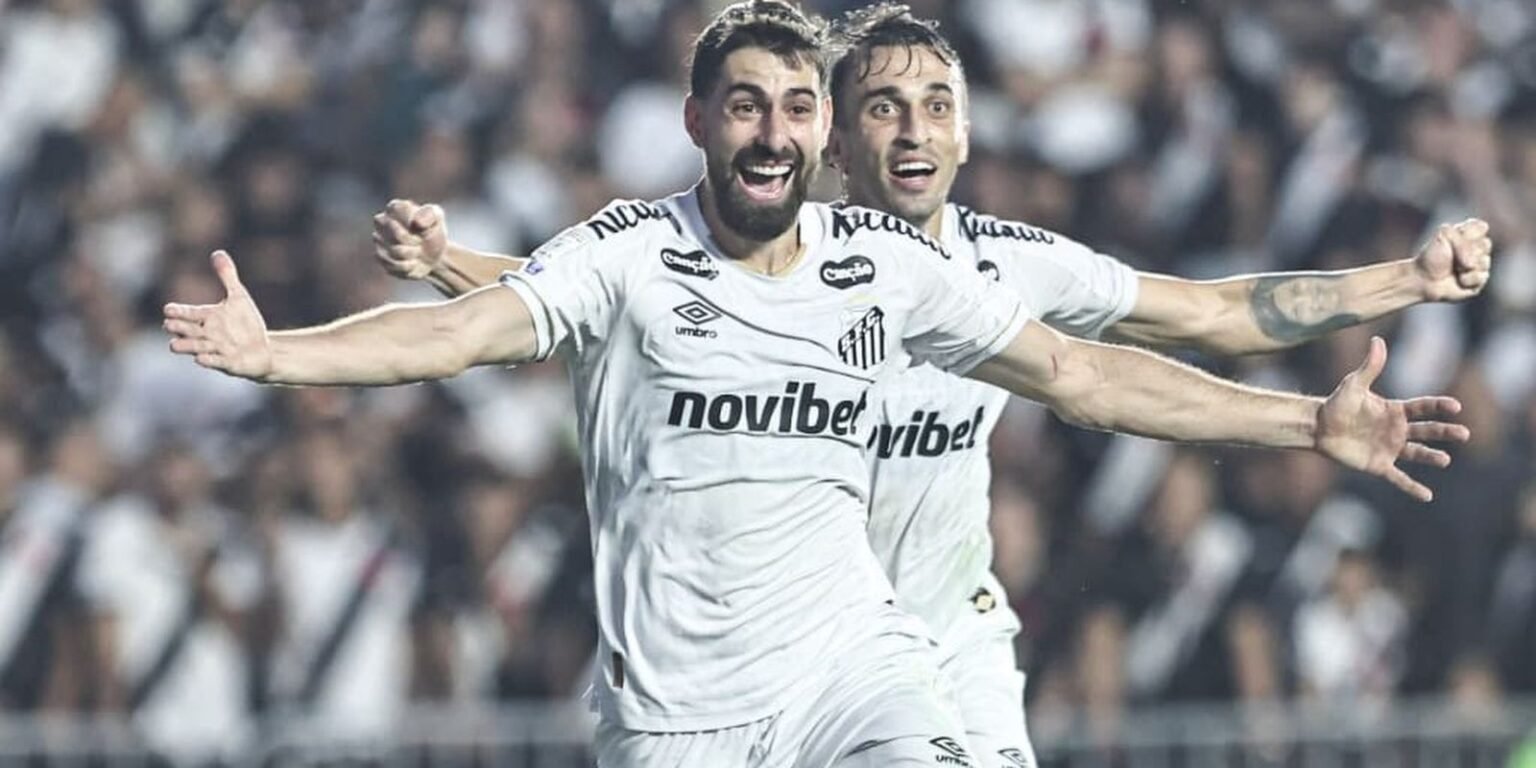 Santos desencanta no 2º tempo e atropela o Vasco pelo Brasileirão santos