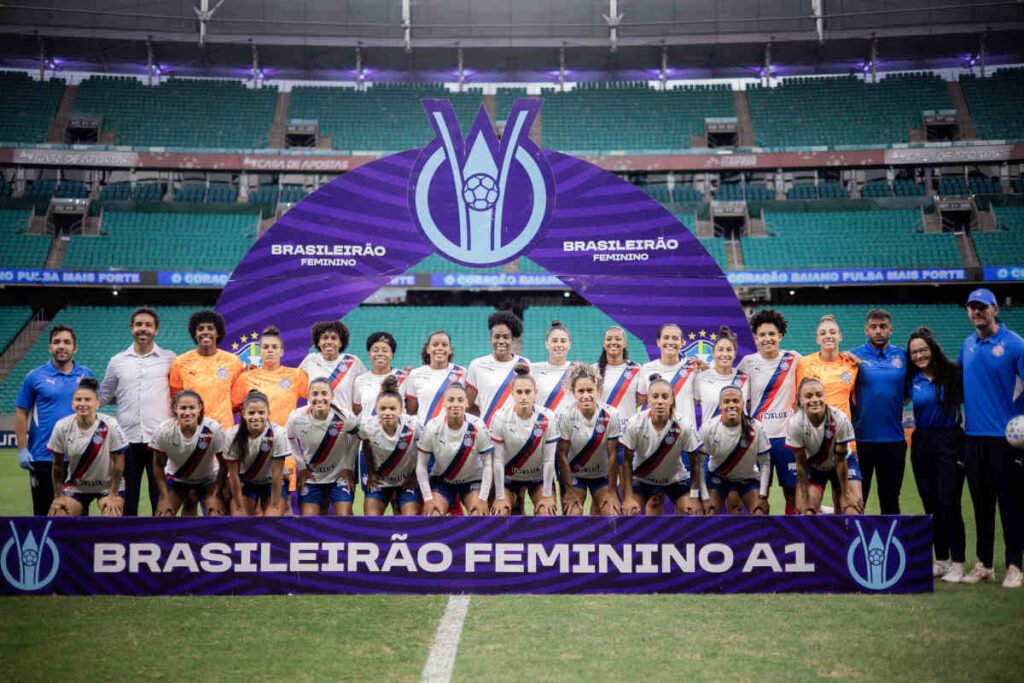 Feminino: Bahia tem classificação confirmada e buscará melhor posição para o mata-mata time bahia feminino