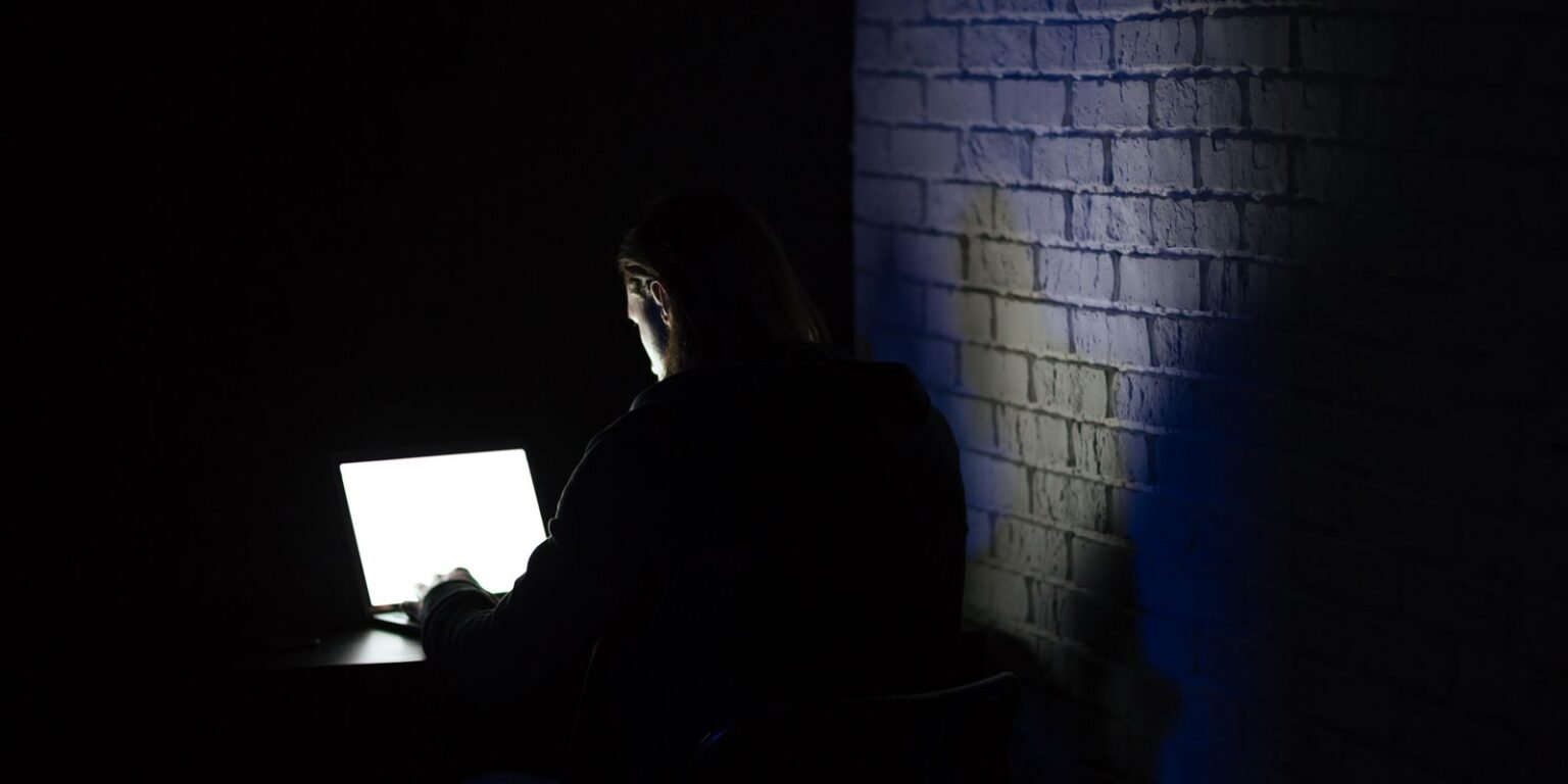 Bets: quatro em cada dez mulheres apostam ou já apostaram online vista traseira do jovem concentrado usando laptop