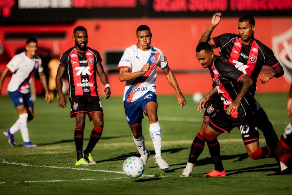 Bahia derruba tabus e quebra jejum na Série A com triunfo no Barradão vitoria bahia