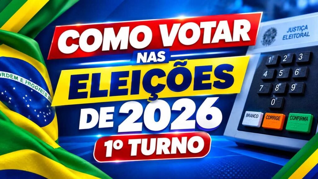 COMO VOTAR NAS ELEICOES DE 2026