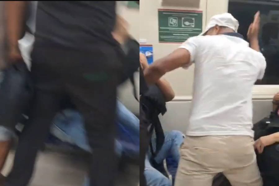 Homem é agredido após xingar e ameaçar mulheres dentro do metrô de Salvador (VÍDEO) Dimensao se ligue interna