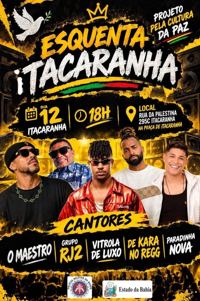 Esquenta Itacaranha reúne atrações musicais nesta sexta-feira (12) em Salvador IMG 20260911 WA0059