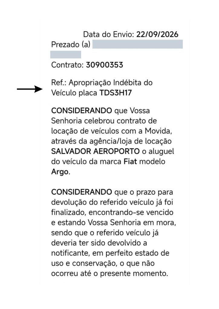 MOVIDA FAZ BUSCA E APREENSÃO DE CARRO ALUGADO POR CLIENTE 1 Papel timbrado Clinica de Estetica Modular Grafico Verde Pistache e Goiaba 1