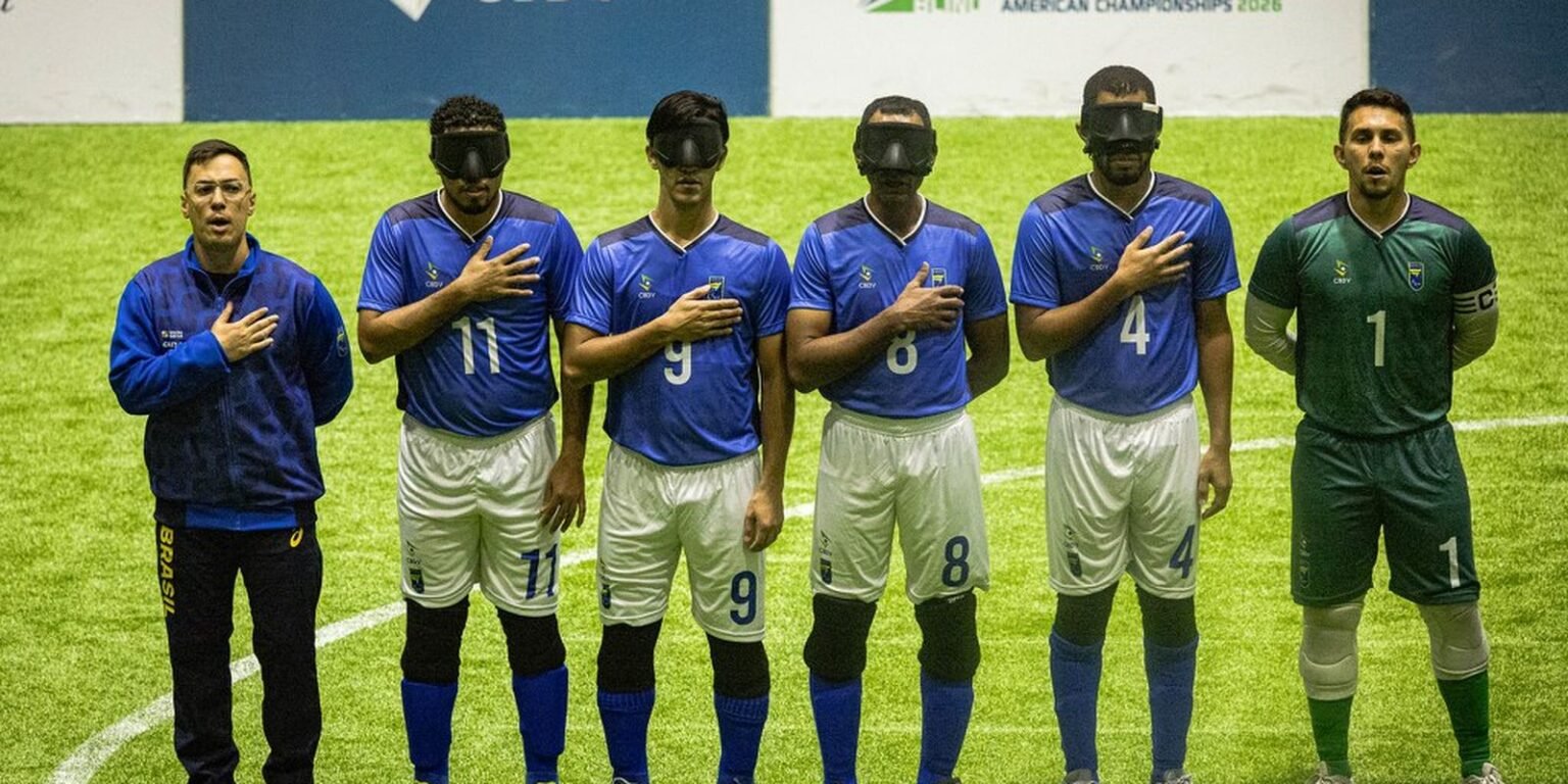 Brasil encara Costa Rica na semi da Copa América de futebol de cegos selecao fut cegos copa america 2026