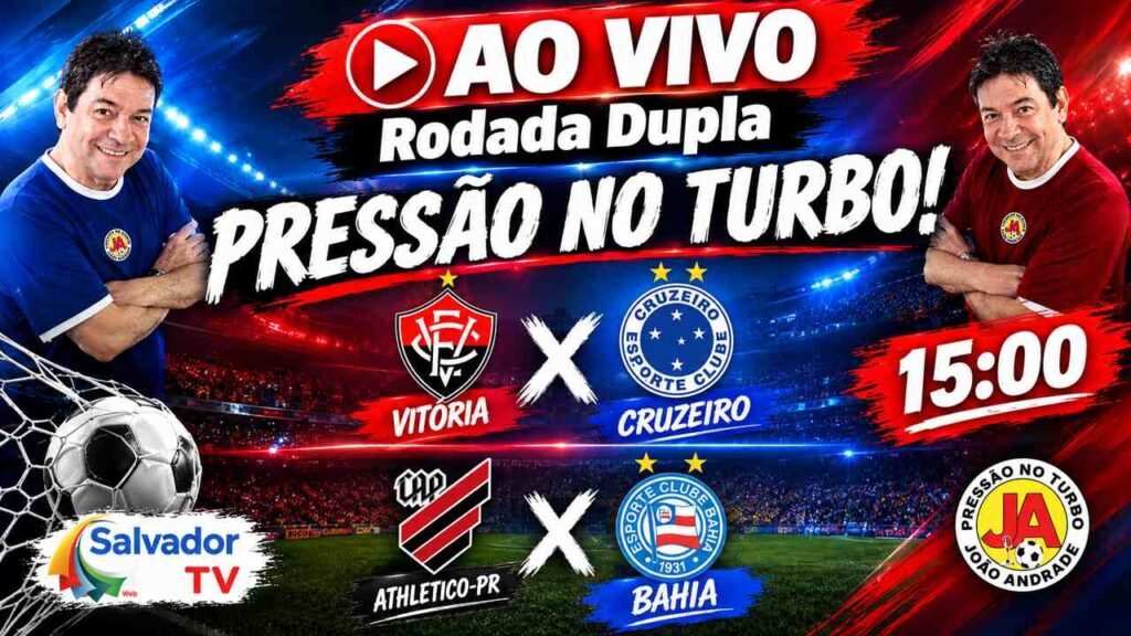 Vitória x Cruzeiro e Athletico-PR x Bahia: Salvador TV transmite rodada dupla ao vivo hoje vitoria x cruzeiro e athletico x bahia Easy Resize.com