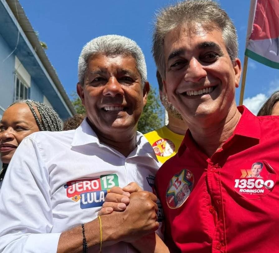 Reeleito, Robinson celebra reeleição de Jerônimo e conclama Bahia para reeleger Lula: “temos que dar mais de 6 milhões de votos” IMG 20261005 WA0036