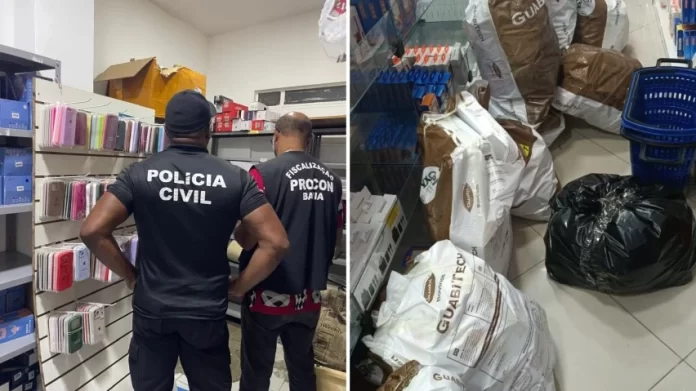Operação apreende quase 3,5 mil acessórios falsificados da Apple em lojas de Salvador Policia apreende mais de 3 mil acessorios falsificados da Apple em Salvador 696x391 1