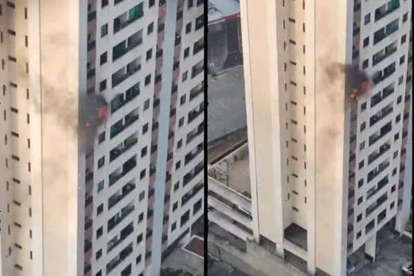 Incêndio em apartamento assusta moradores em Salvador e sargento da PM ajuda em evacuação incendio em predio de salvador provoca panico e evacuacao em brotas 3462614 article