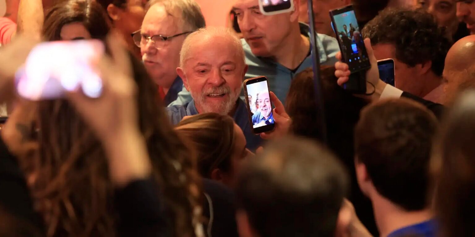 Lula agradece votos e diz que teve de vencer intromissão vinda de fora int0535.jpg
